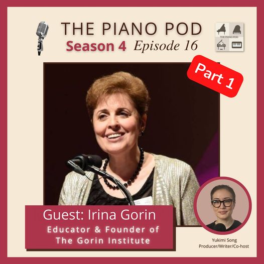 Irina featured on "The Piano Pod"