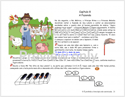 Contos de uma Jornada Musical Livro 1 -Brazil - (Single Print PDF)