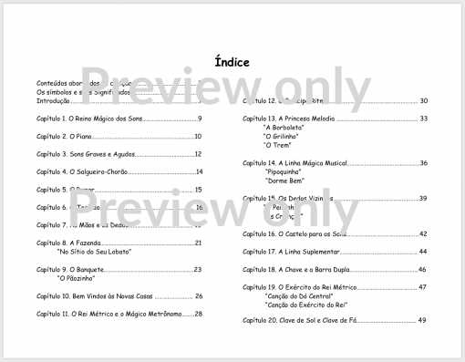 Contos de uma Jornada Musical Livro 1 -Brazil - (Single Print PDF)