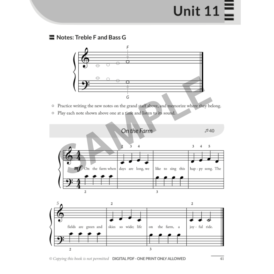 Piano Course for Older Beginners