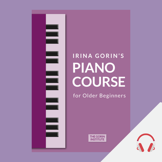 Play Along Tracks - Irina Gorin's Piano Course for the Older Beginner
